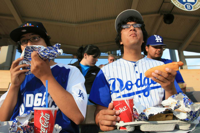 “When you come to a Dodger game, you’ve got to have a Dodger Dog,” says actor Bryan Cranston.